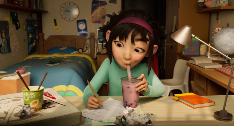 OVER THE MOON - (Pictured) "Fei Fei" (voiced by Cathy Ang). © 2020 Netflix, Inc.